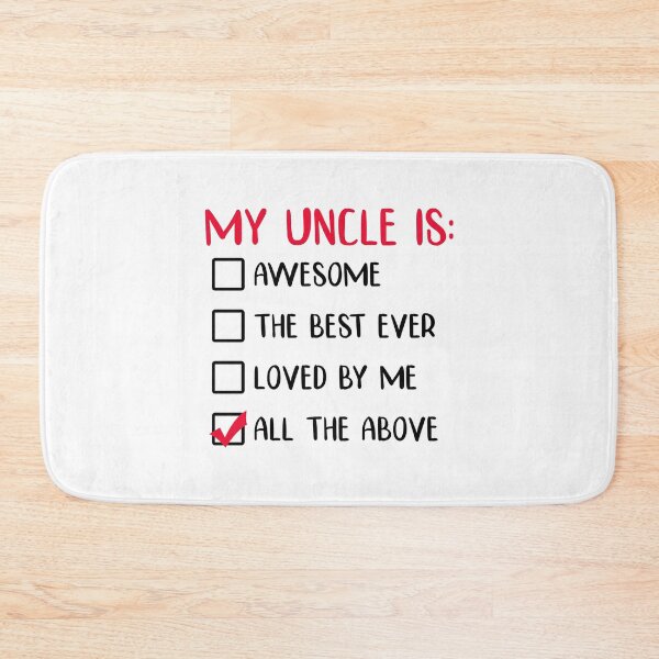 Item preview, My Uncle is Awesome The Best Ever Loved By Me All The Above - Newborn Outfit Cute Baby Clothes designed and sold by T-shirt For You.