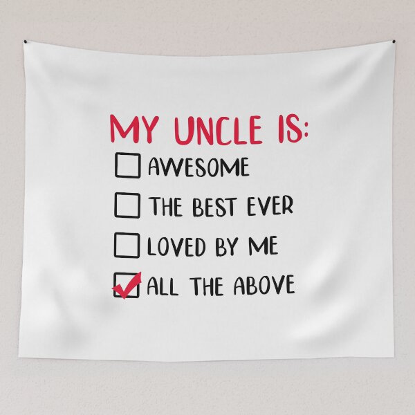 Item preview, My Uncle is Awesome The Best Ever Loved By Me All The Above - Newborn Outfit Cute Baby Clothes designed and sold by T-shirt For You.
