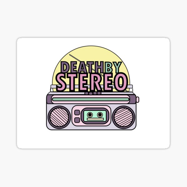 Death By Stereo Sticker