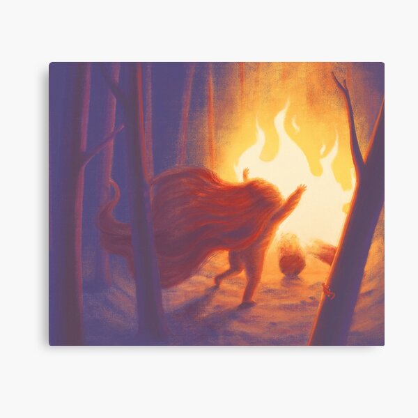 Dancing with Fire Canvas Print