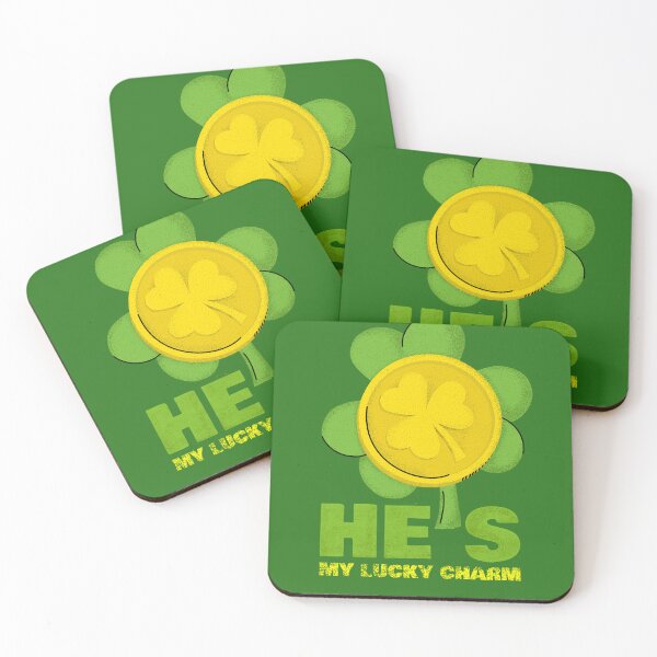 Item preview, He's My Lucky Charm, St Patrick's Day Design For Couples designed and sold by adamtepl.