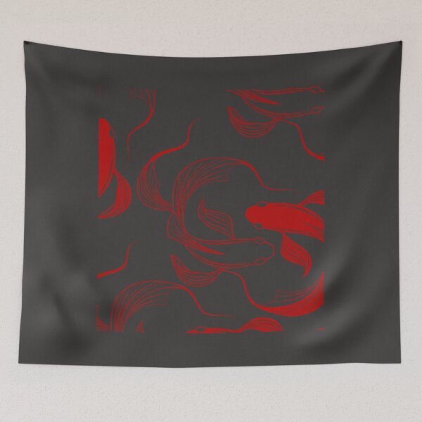 Item preview, Japanese koi fish  art designed and sold by zombiebrain13.