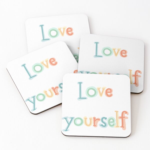 Item preview, Love your self, inspirational life quote (colour palette , color palete) designed and sold by Sanaura.