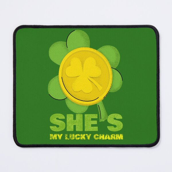 Item preview, She's My Lucky Charm, St Patrick's Day Design For Couples designed and sold by adamtepl.