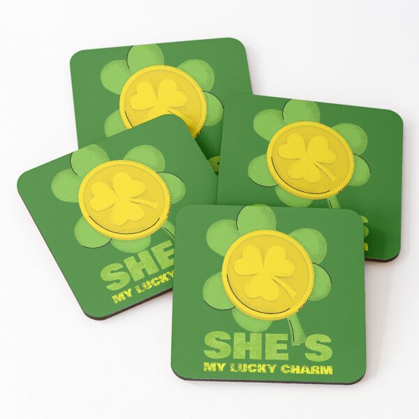 Item preview, She's My Lucky Charm, St Patrick's Day Design For Couples designed and sold by adamtepl.