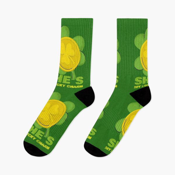 Item preview, She's My Lucky Charm, St Patrick's Day Design For Couples designed and sold by adamtepl.