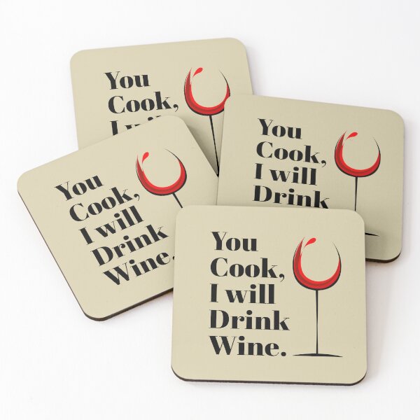 Item preview, You cook, I will drink wine designed and sold by Bash0sh0.
