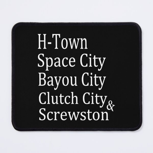 Item preview, Houston Nicknames Texas, H-Town, Space City, Bayou City, Clutch City, and Screwston designed and sold by bahdsgraphic.