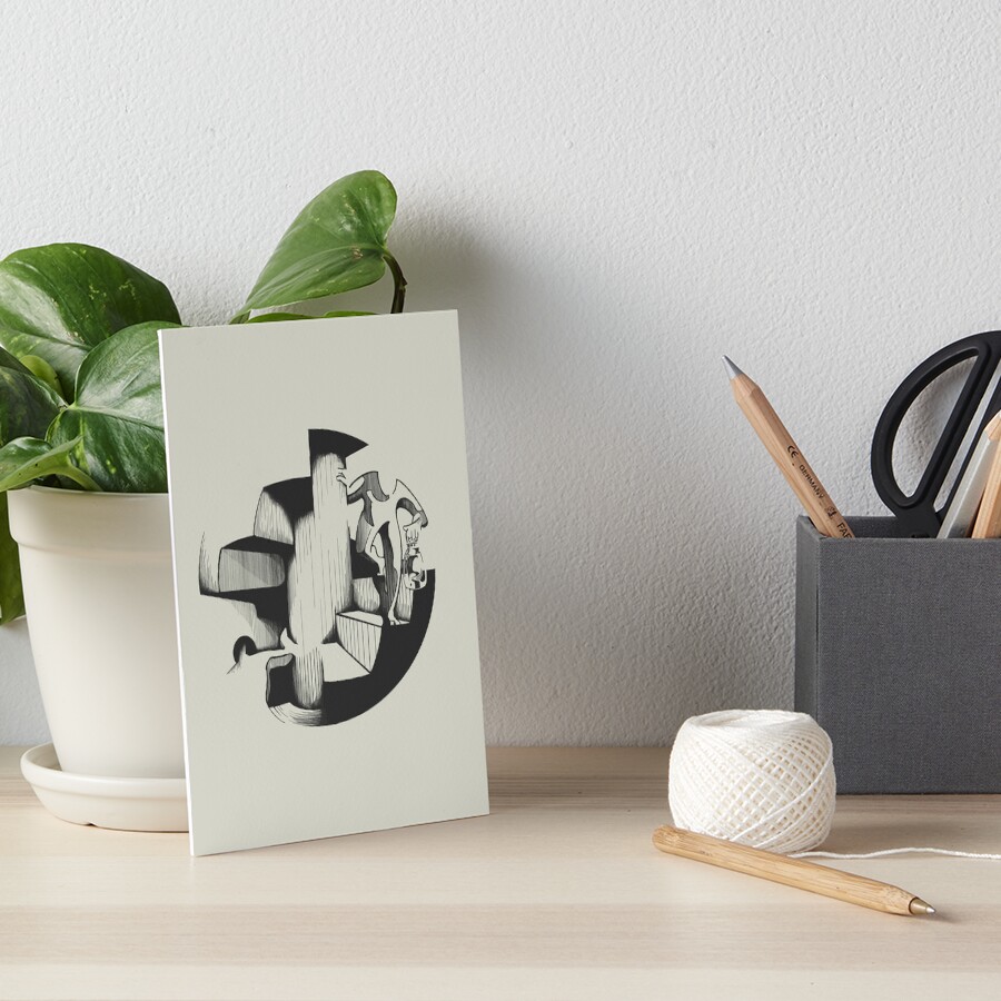 Descending Art Board Print