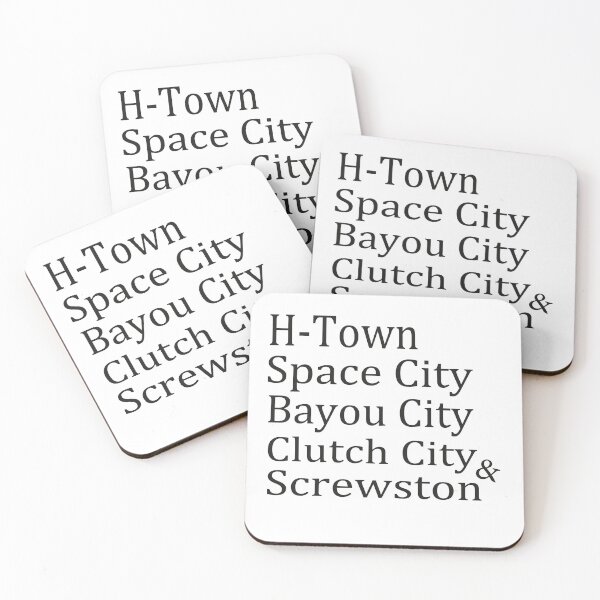 Item preview, Houston Nicknames Texas, H-Town, Space City, Bayou City, Clutch City, and Screwston designed and sold by bahdsgraphic.