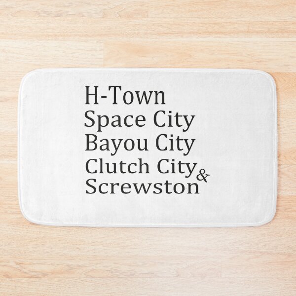 Item preview, Houston Nicknames Texas, H-Town, Space City, Bayou City, Clutch City, and Screwston designed and sold by bahdsgraphic.