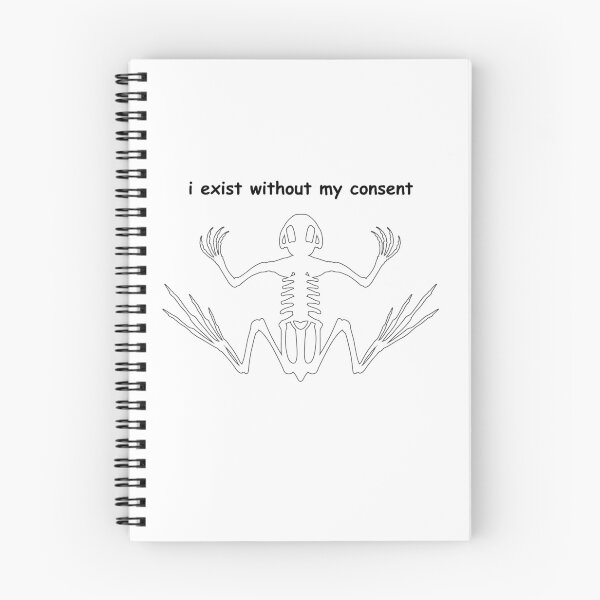 Item preview, i exist without my consent-funny frogs quotations designed and sold by famaa.