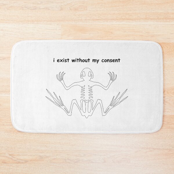 Item preview, i exist without my consent-funny frogs quotations designed and sold by famaa.