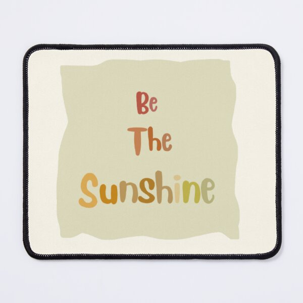 Item preview, Be the sunshine, inspirational lifequote, (spring colour palette, color palete) designed and sold by Sanaura.