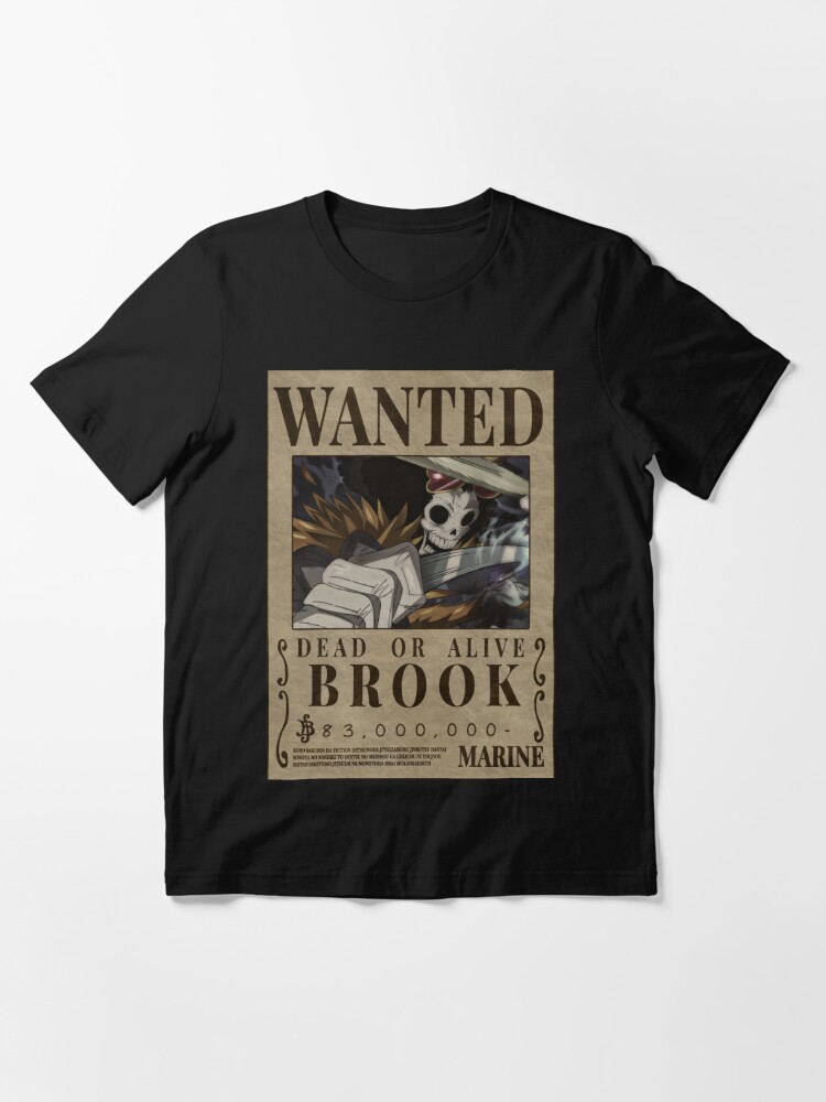 Brook Wanted Poster One Piece Kids T-Shirt for Sale by One Piece