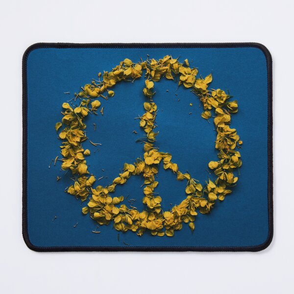 Item preview, beautiful peace sign from leaves designed and sold by KIRSHOP.