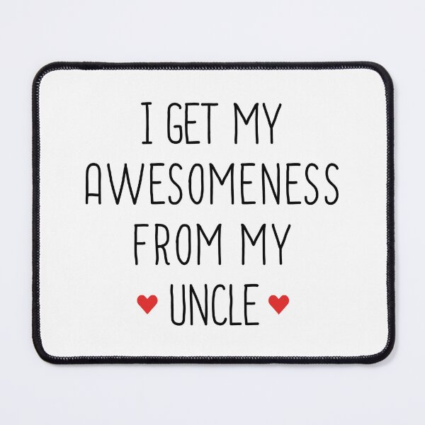 Item preview, I Get My Awesomeness From My Uncle - Newborn Outfit Cute Baby Bodysuit designed and sold by T-shirt For You.