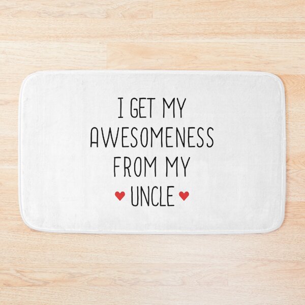 Item preview, I Get My Awesomeness From My Uncle - Newborn Outfit Cute Baby Bodysuit designed and sold by T-shirt For You.