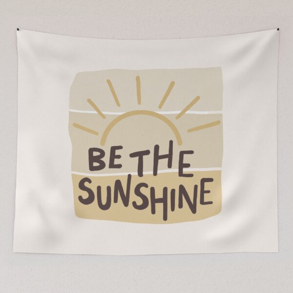 Item preview, Be the sunshine, inspirational lifequote, (spring colour palette, color palete) designed and sold by Sanaura.