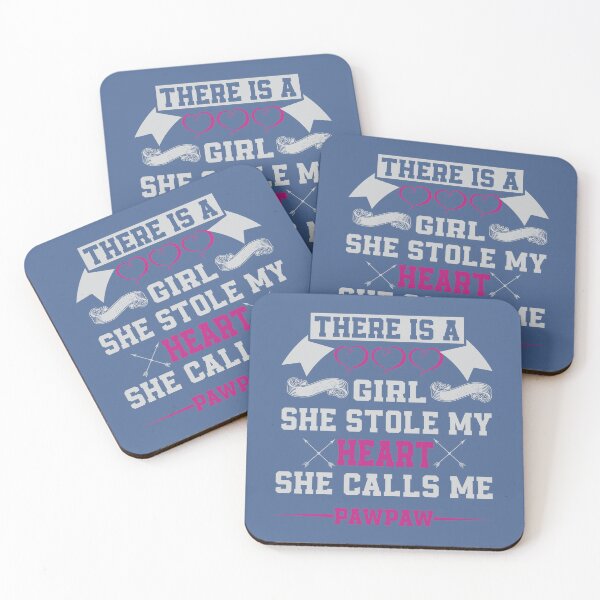 Item preview, There Is A Girl She Stole My Heart She Calls Me Paw Paw designed and sold by raretshirtsuk.