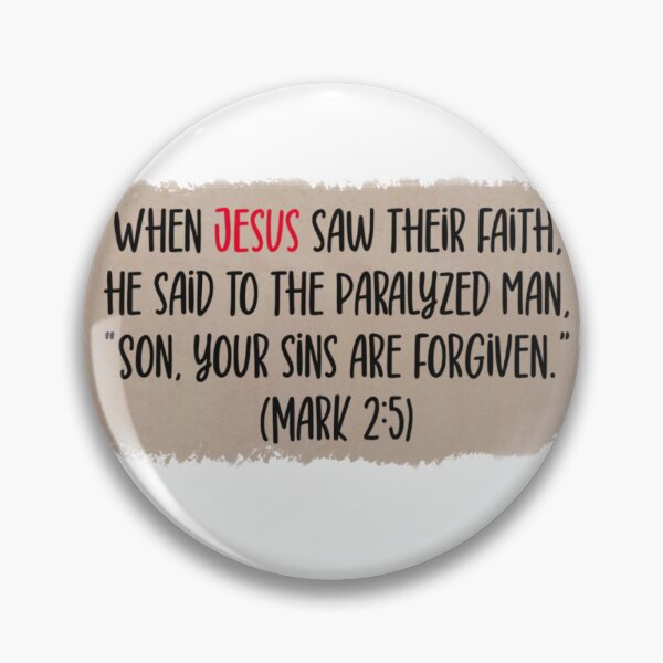 Artikelvorschau, Faith Life Digitale Aufkleber, christliche Aufkleber, Bibelverse, Bibel, Christentum, Jesus Christus, Worte Gottes, Markus 2:5 entworfen und verkauft von SHiNStudio.