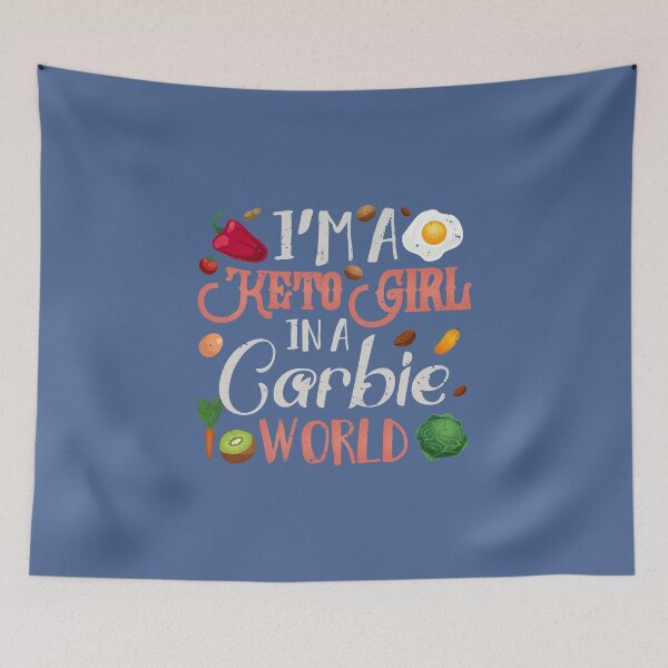 Item preview, I'm A Keto Girl In A Carbie World Vegetables Keto Diet Carbs designed and sold by raretshirtsuk.