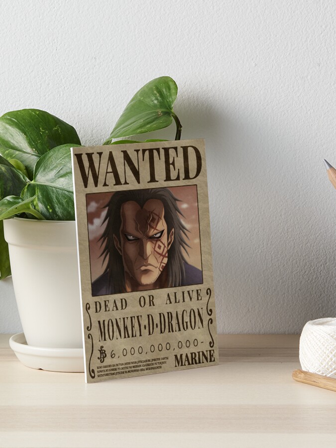 Monkey D Dragon Wanted Poster One Piece | Art Board Print