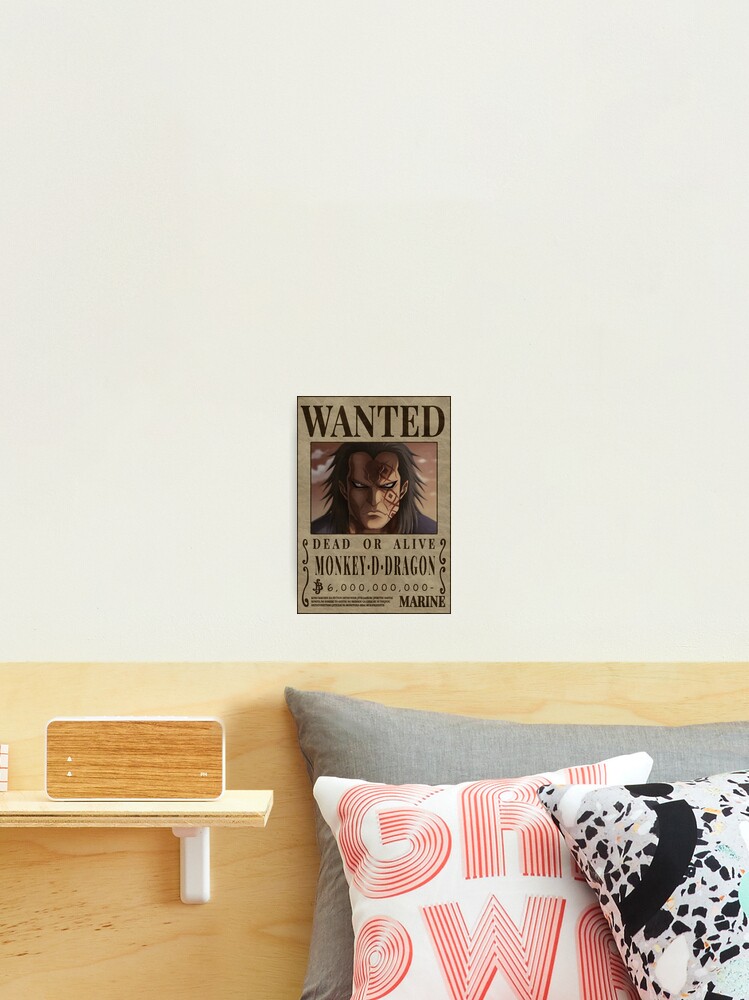 Monkey D Dragon Wanted Poster One Piece | Art Board Print