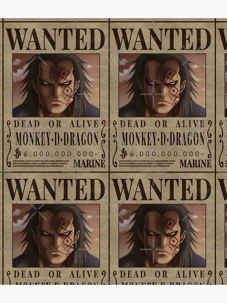 "Monkey D Dragon Wanted Poster One Piece" Backpack for Sale by