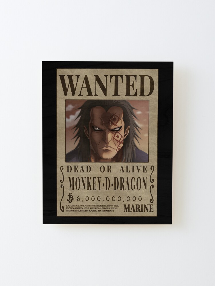 Monkey D Dragon Wanted Poster One Piece | Kids T-Shirt