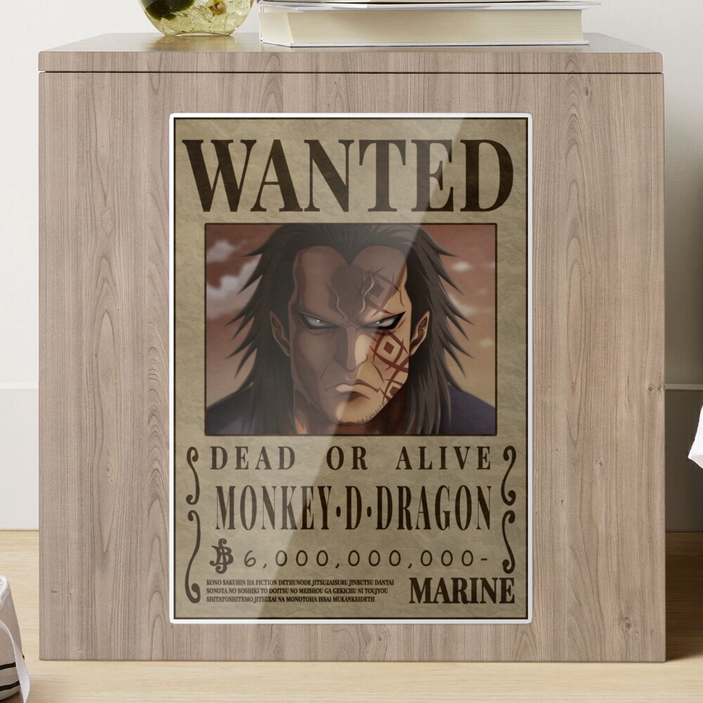 Monkey D Dragon Wanted Poster One Piece | Art Board Print