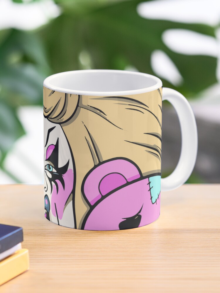 Coffee Mug, Blushing Bear designed and sold by Karma  Khaos