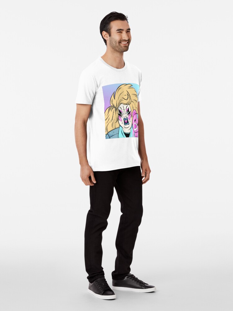 Thumbnail 3 of 6, Premium T-Shirt, Blushing Bear designed and sold by Karma Khaos.