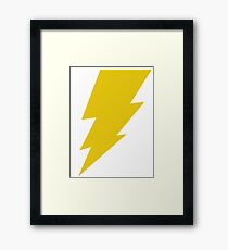 Lightning Bolt Shirt Framed Print