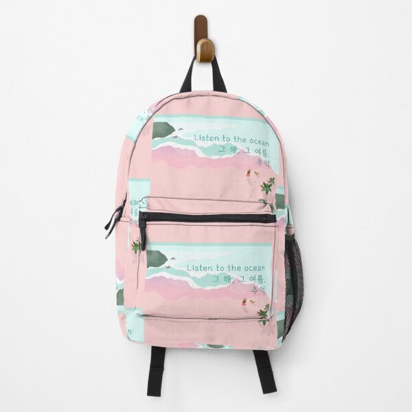 Item preview, Listen to the ocean Korean lettering designed and sold by Johnallthings.