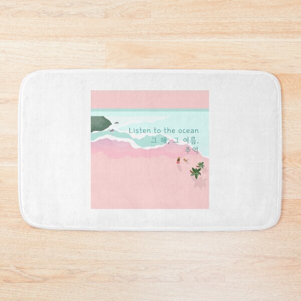 Item preview, Listen to the ocean Korean lettering designed and sold by Johnallthings.