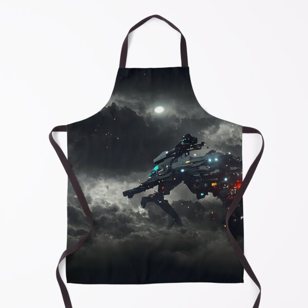 Item preview, Ronin spaceship over the clouds designed and sold by ScarletMagi.