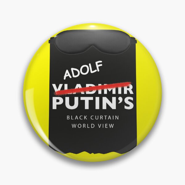Item preview, Vladimir Putin Black Curtain World View designed and sold by unREST-design.