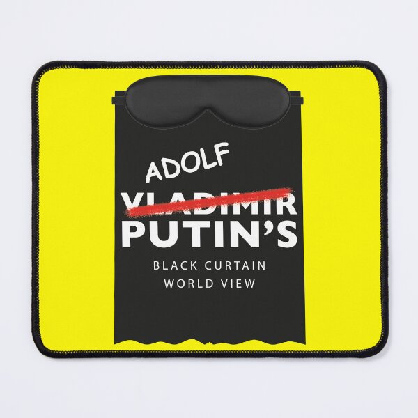 Item preview, Vladimir Putin Black Curtain World View designed and sold by unREST-design.