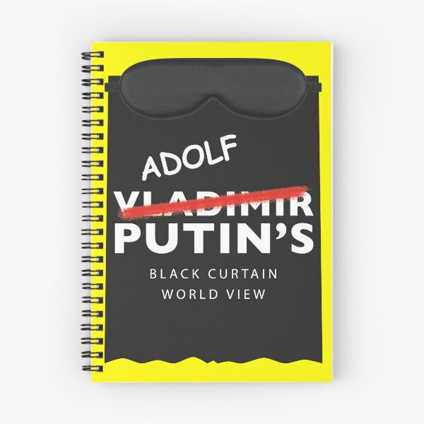 Item preview, Vladimir Putin Black Curtain World View designed and sold by unREST-design.