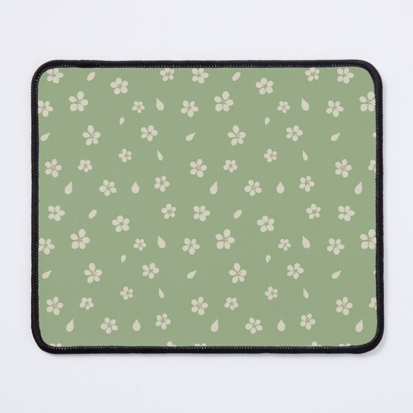 Item preview, Falling cherry blossom on green background designed and sold by RoseMaryWP.