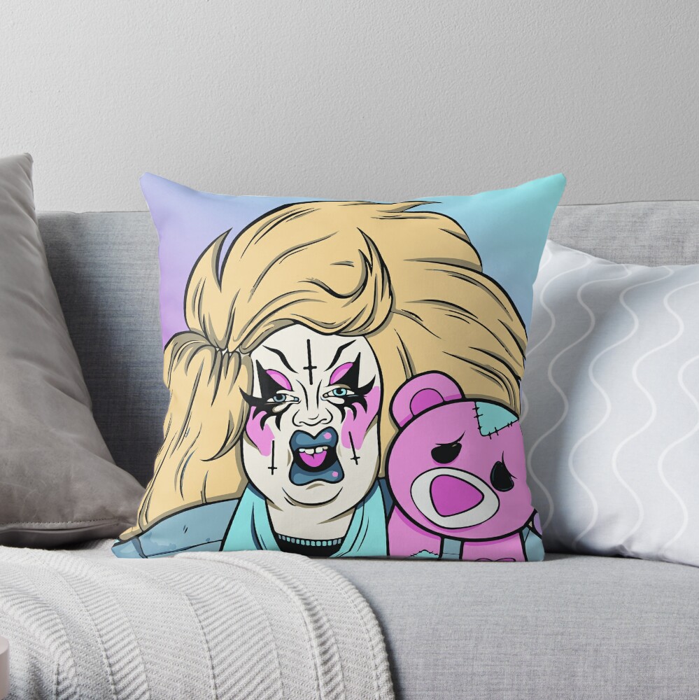 Item preview, Throw Pillow designed and sold by Karmakhaos.
