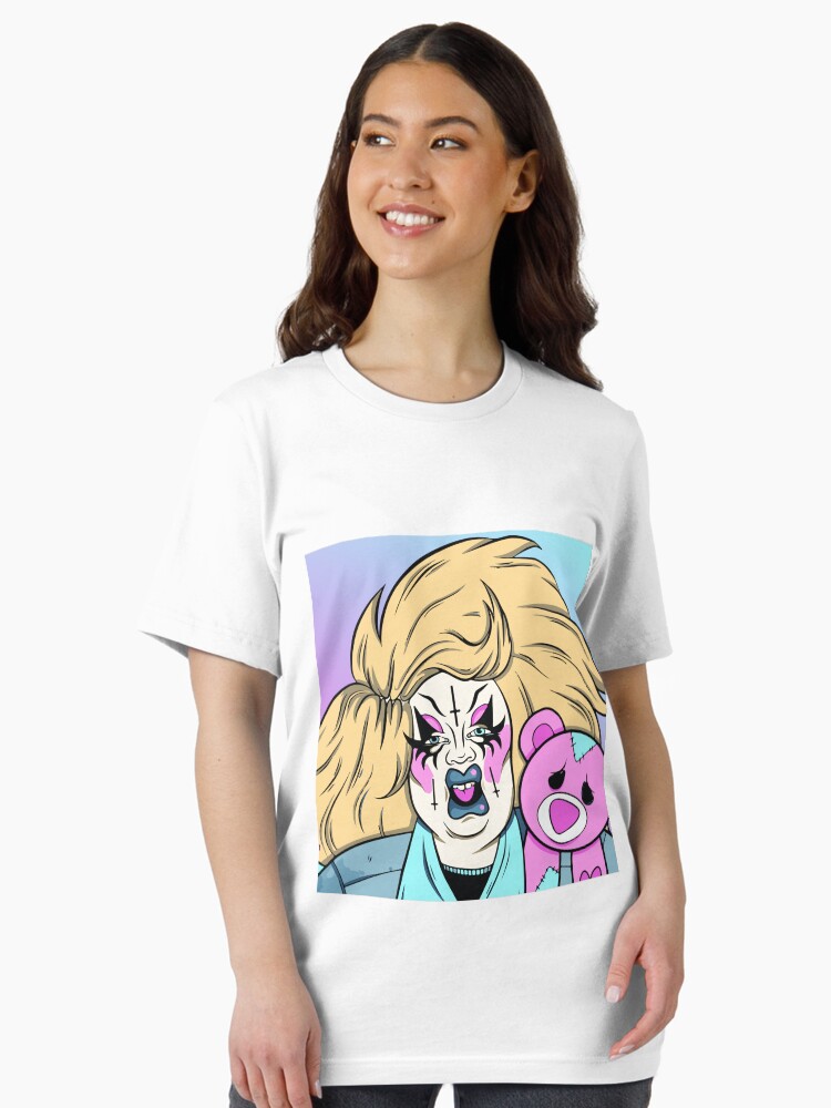 Thumbnail 2 of 7, Essential T-Shirt, Blushing Bear designed and sold by Karmakhaos.