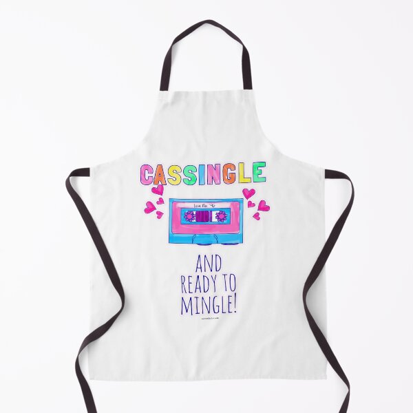 Item preview, Cassingle Mingle Funny Retro Music Cartoon Slogan designed and sold by mytshirtfort.