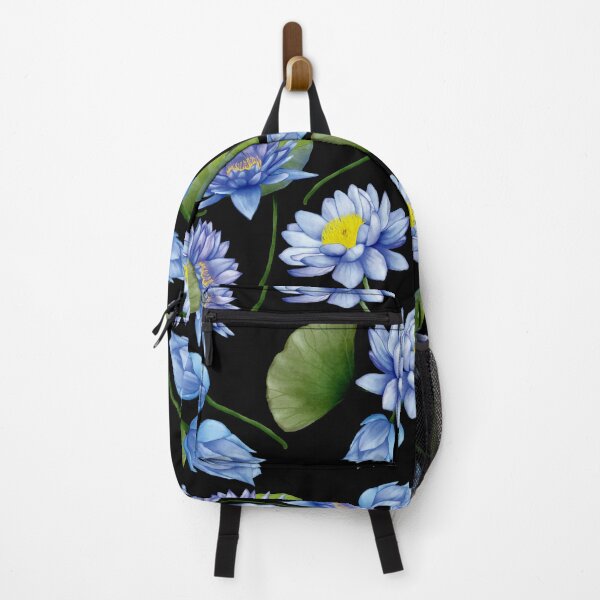 Item preview, Blue Lotus, Nymphaea Caerulea, Water Lily Pattern designed and sold by Orianah.