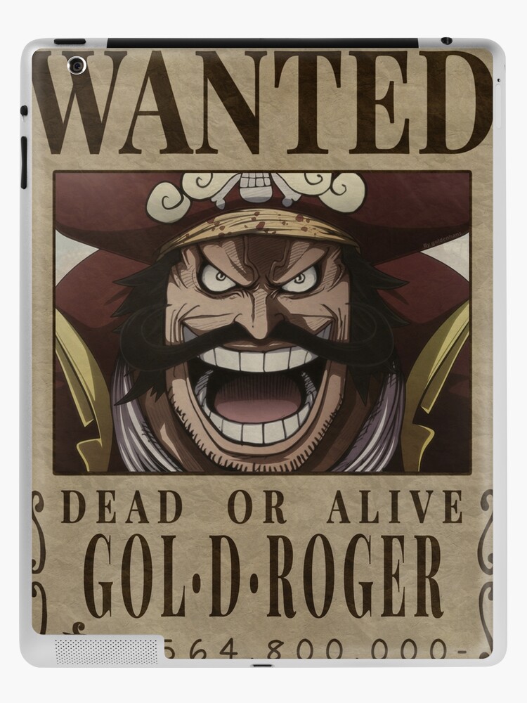 Gol D. Roger One Piece Wanted Poster Pin 