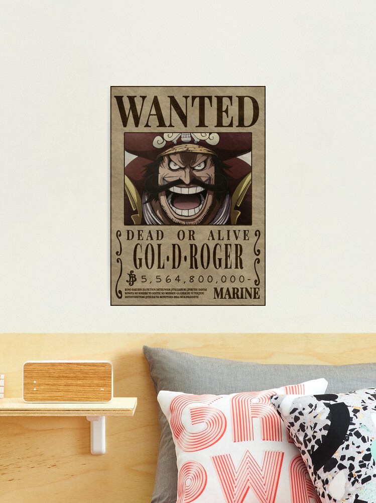 Gold Roger One Piece Wanted Poster | Art Board Print