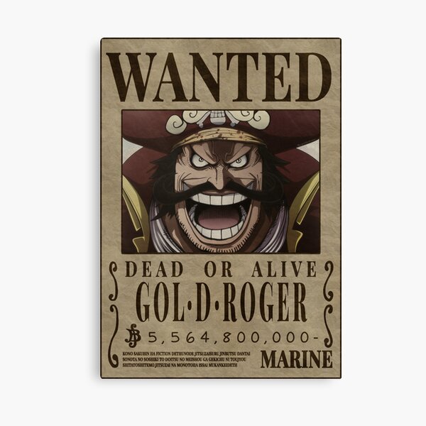 Gold D Roger 2 - one piece, an art canvas by One piece World - INPRNT