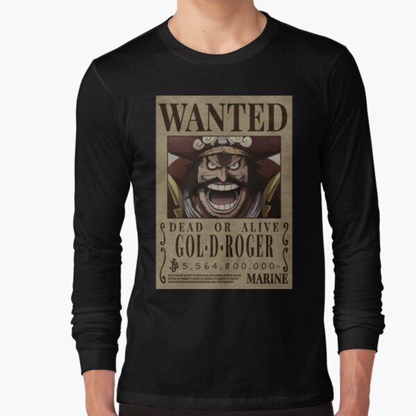 Wanted Guy Gol D Roger One Piece T-Shirt - Torunstyle