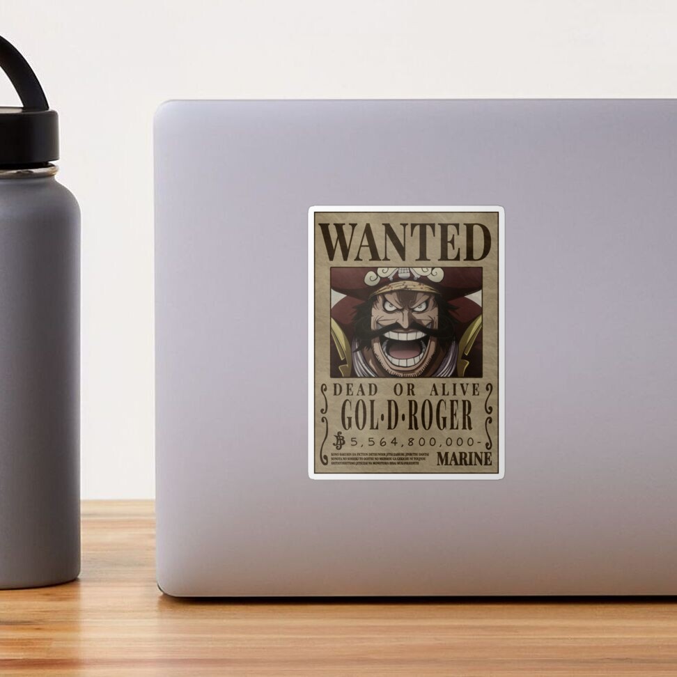 Gold Roger One Piece Wanted Poster Postcard for Sale by One Piece